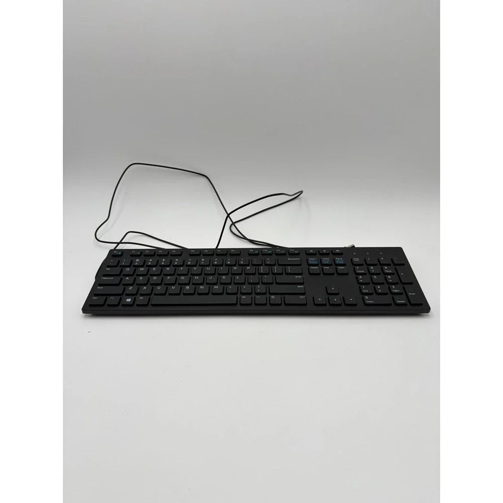 Dell KB216 Wired Keyboard Unisex OS‎ Black Good Chiclet USB Full Size QWERTY